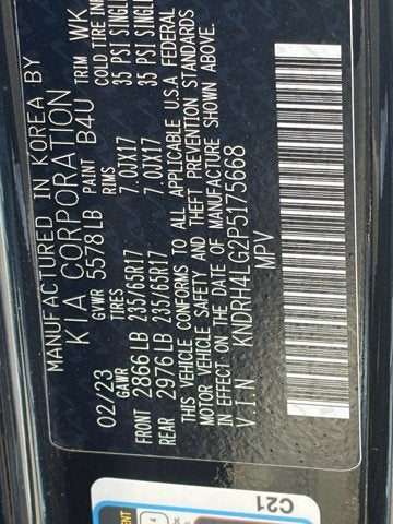 2023 Kia Sorento Hybrid EX