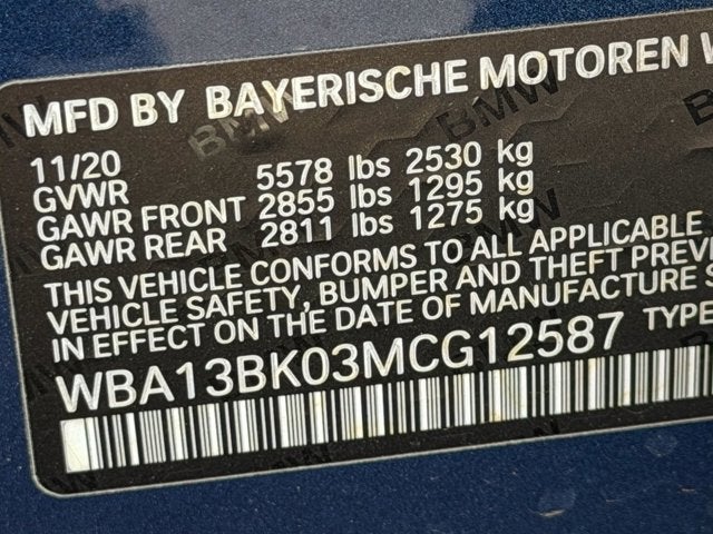 2021 BMW 5 Series M550i xDrive