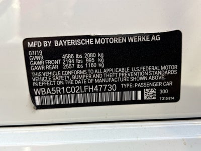 2020 BMW 3 Series 330i