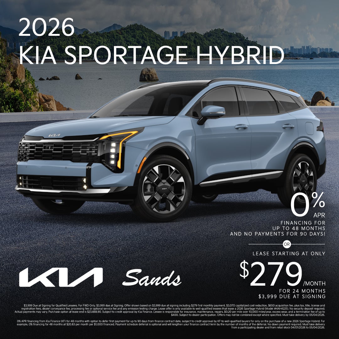 2026 Kia Sportage Hybrid Finance & Lease Offer