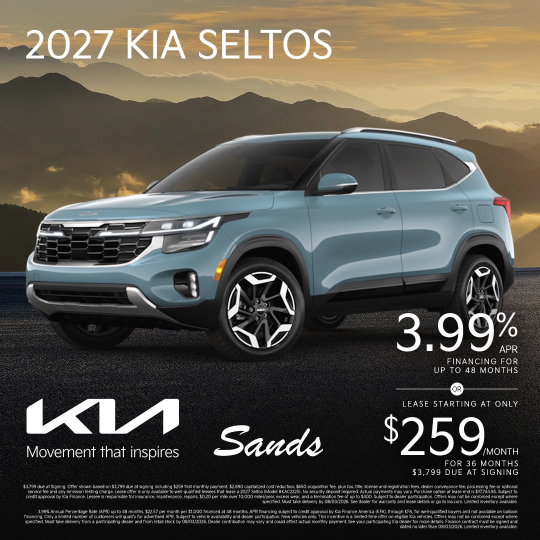2027 Kia Seltos APR/Lease Offer