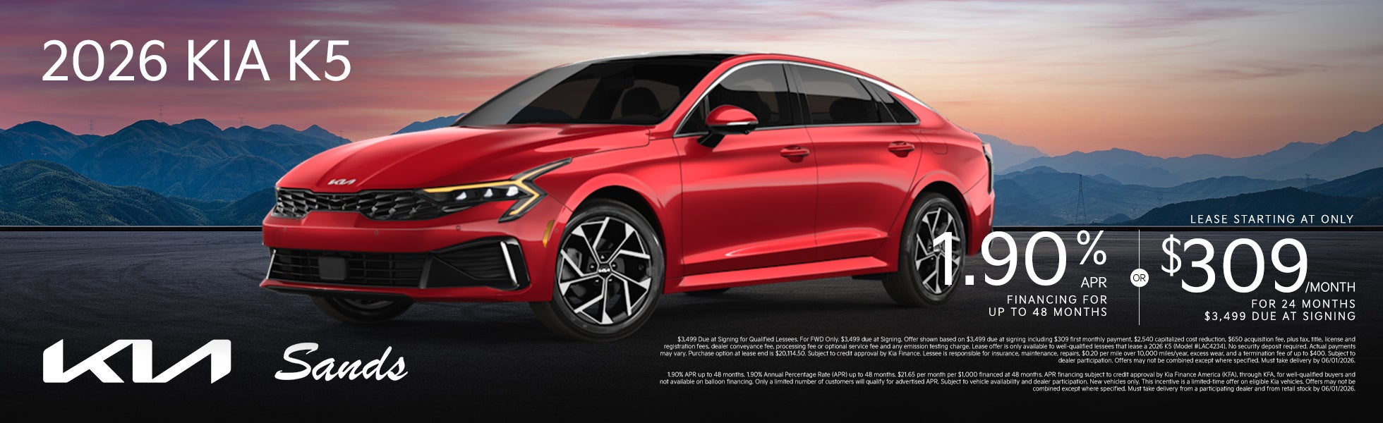 2026 Kia K5